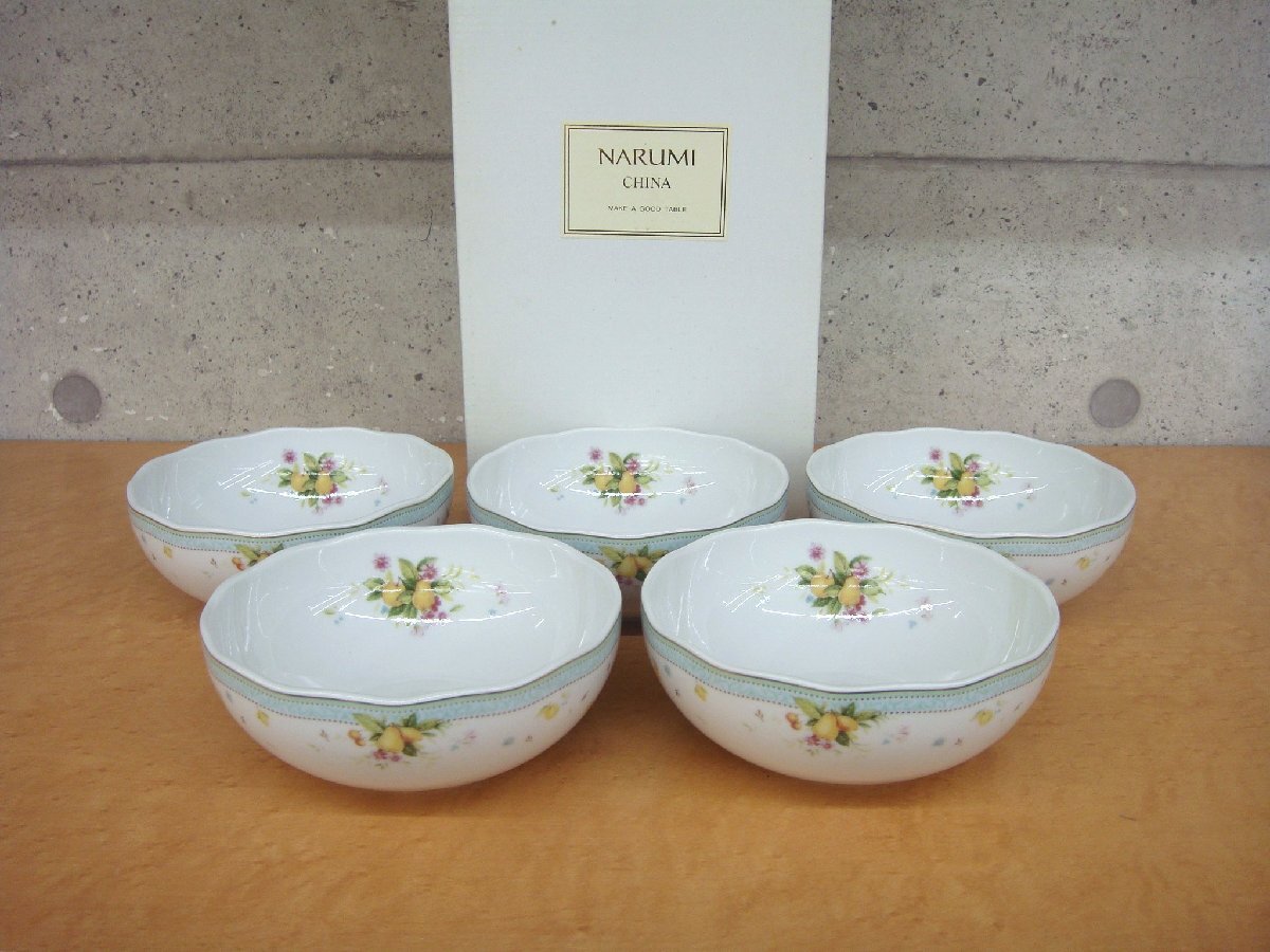 6108RT 未使用品 Narumi ナルミ シチューボールセット 5点セット 5客 40566-32331拍卖