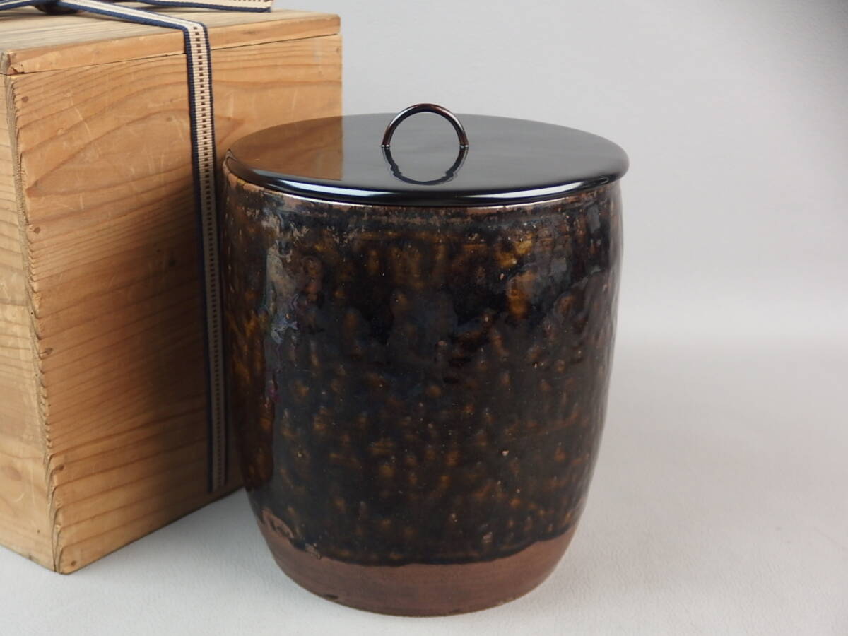 【骨董・茶道具】★古い 瀬戸焼 古瀬戸★★水指 gl091ub21.7拍卖