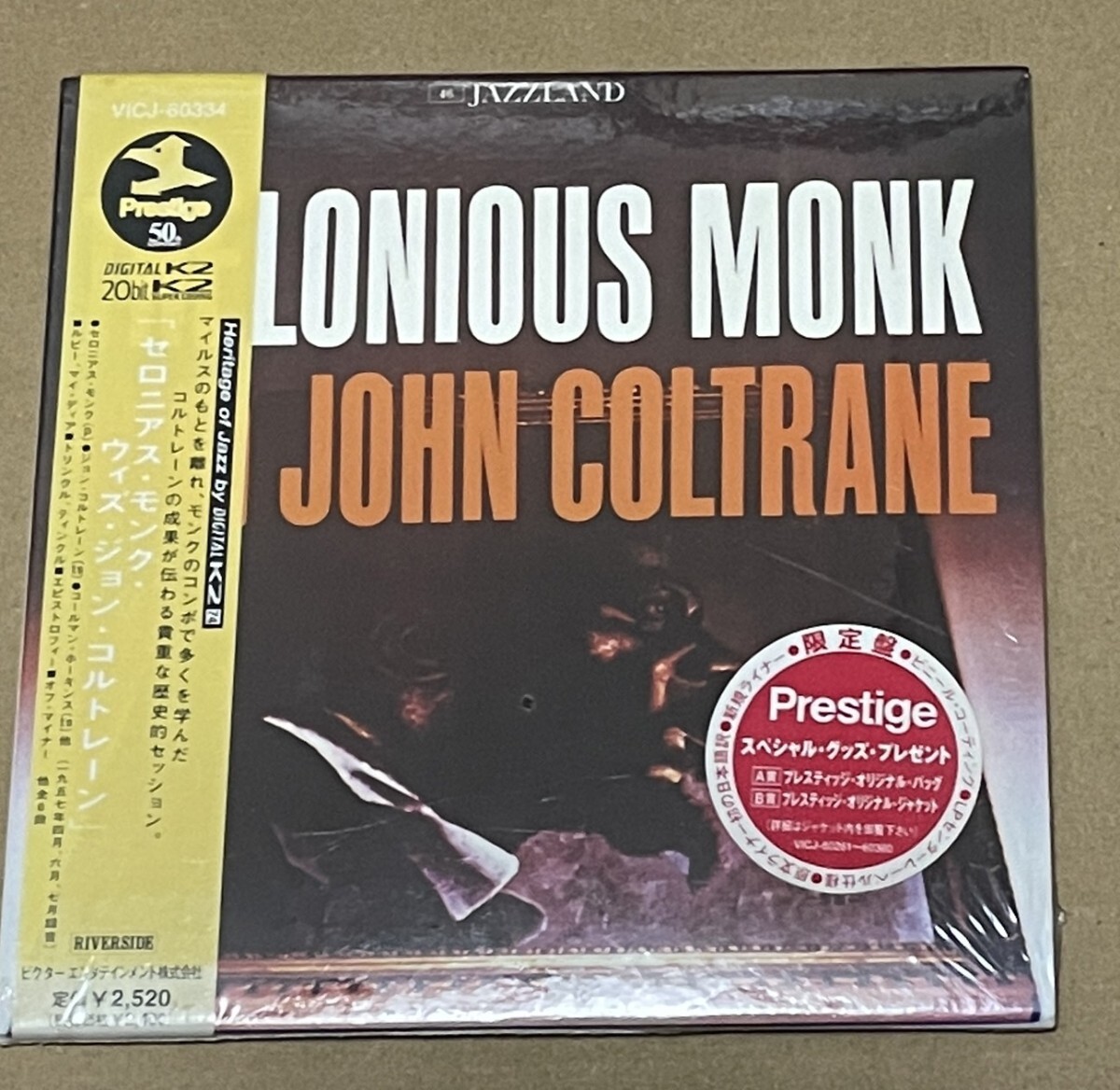 未開封 送料込 セロニアス・モンク・ウィズ・ジョン・コルトレーン - Thelonious Monk With John Coltrane 紙ジャケットCD / VICJ60334拍卖