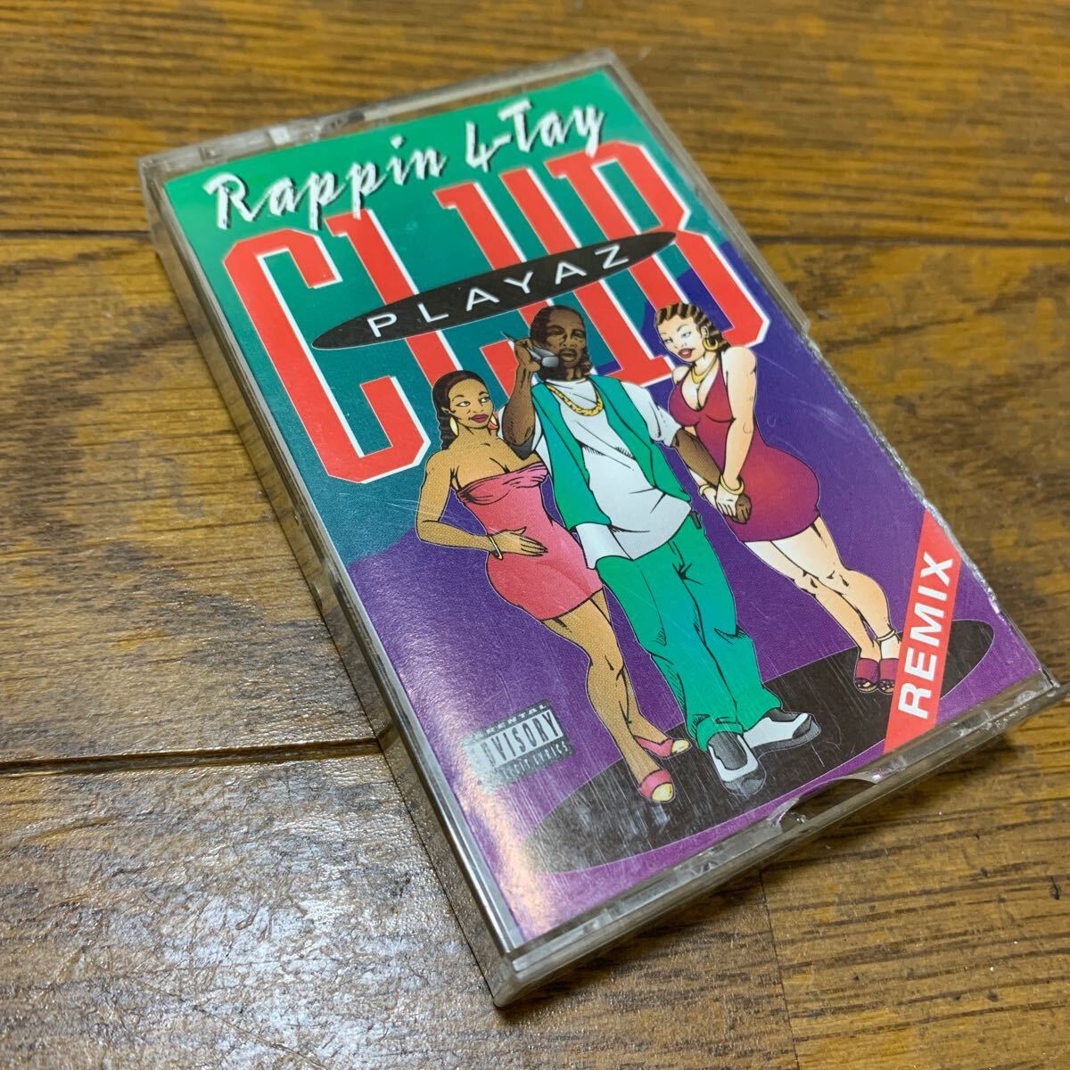 Rappin 4-Tay 1994 PLAYAZ CLUB (Remix) カセットテープ G-rap hiphop 90s 拍卖