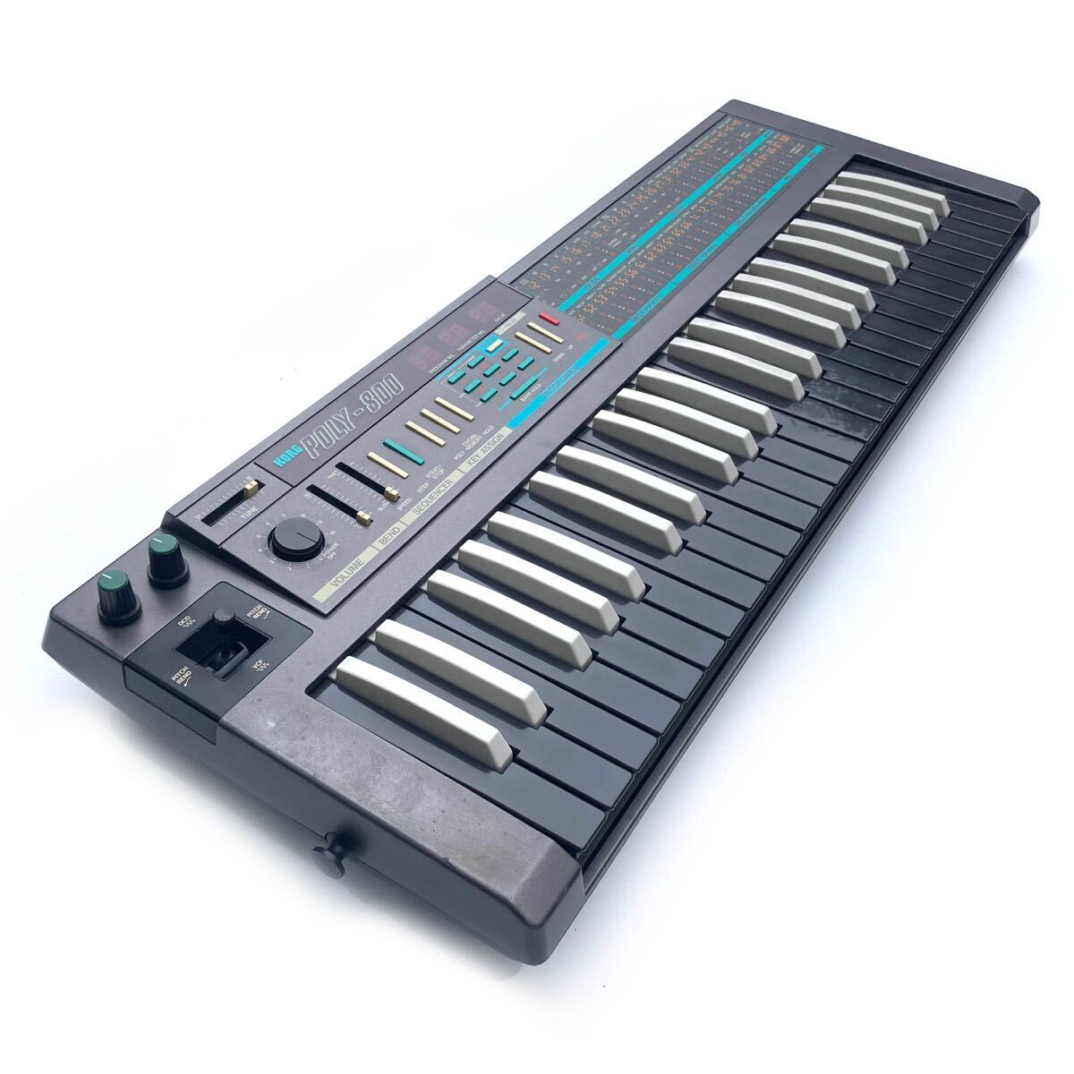 希少品 KORG POLY800 リバース鍵盤 CUTOFF+resonance + FM変調 カスタム コルグ アナログシンセサイザー拍卖