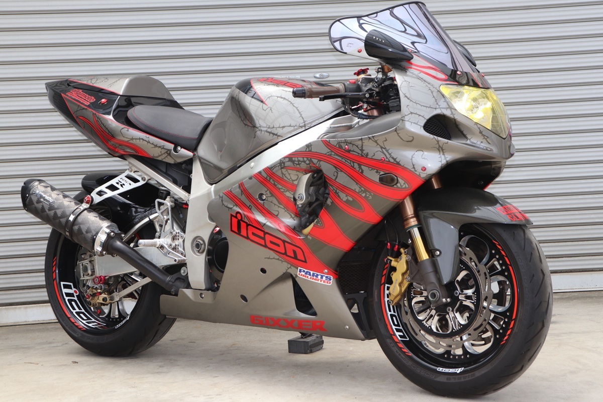 GSX-R1000 フルカスタムK1社外ホイールマフラー装備ETC埼玉県本庄市/ハヤブサ GSX-R750 GSX-R600 YZF-R1 CBR1000RR ZX-10R拍卖