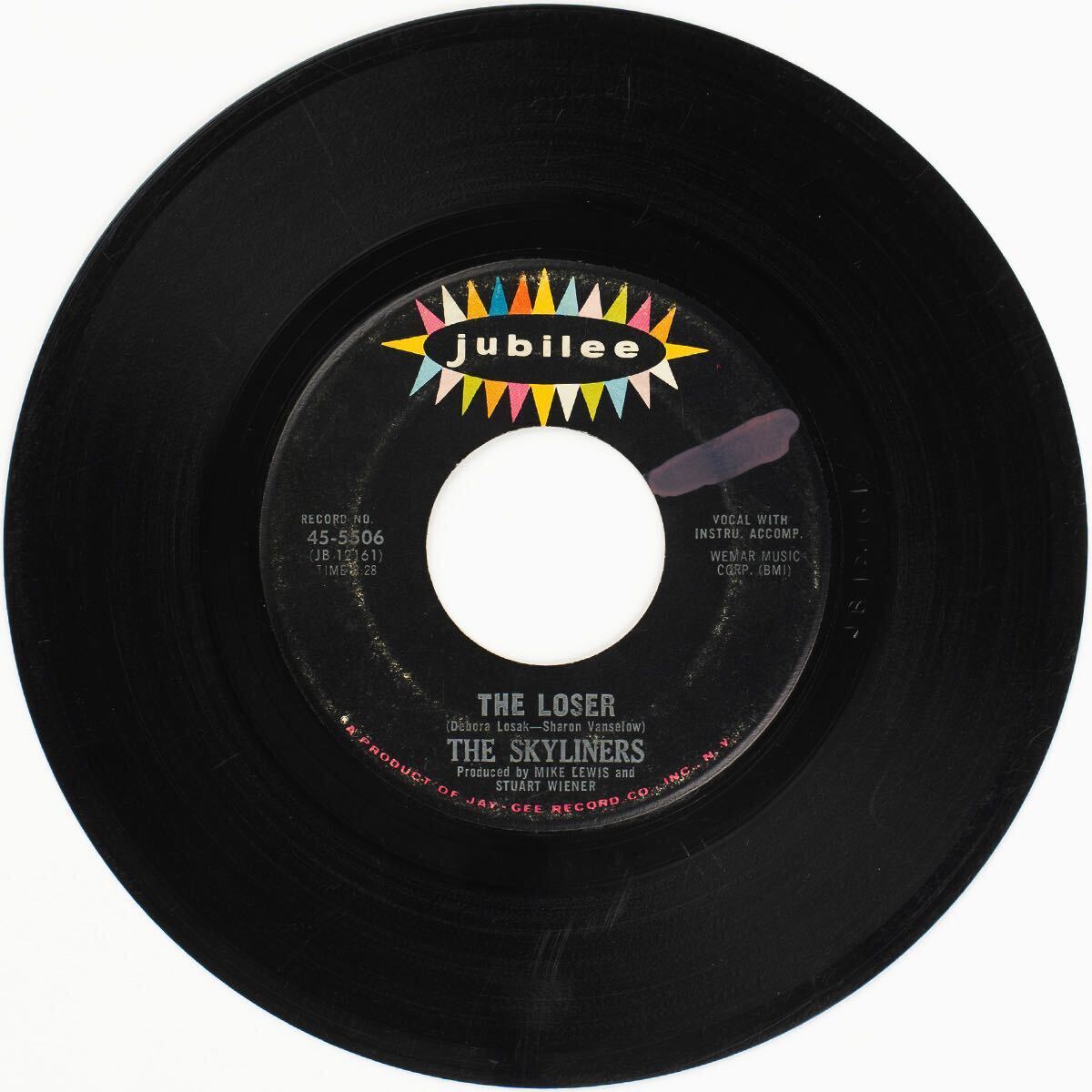 The Skyliners / The Loser / Everything Is Fine / 45-5506 / Vinyl 7インチ レコード 拍卖