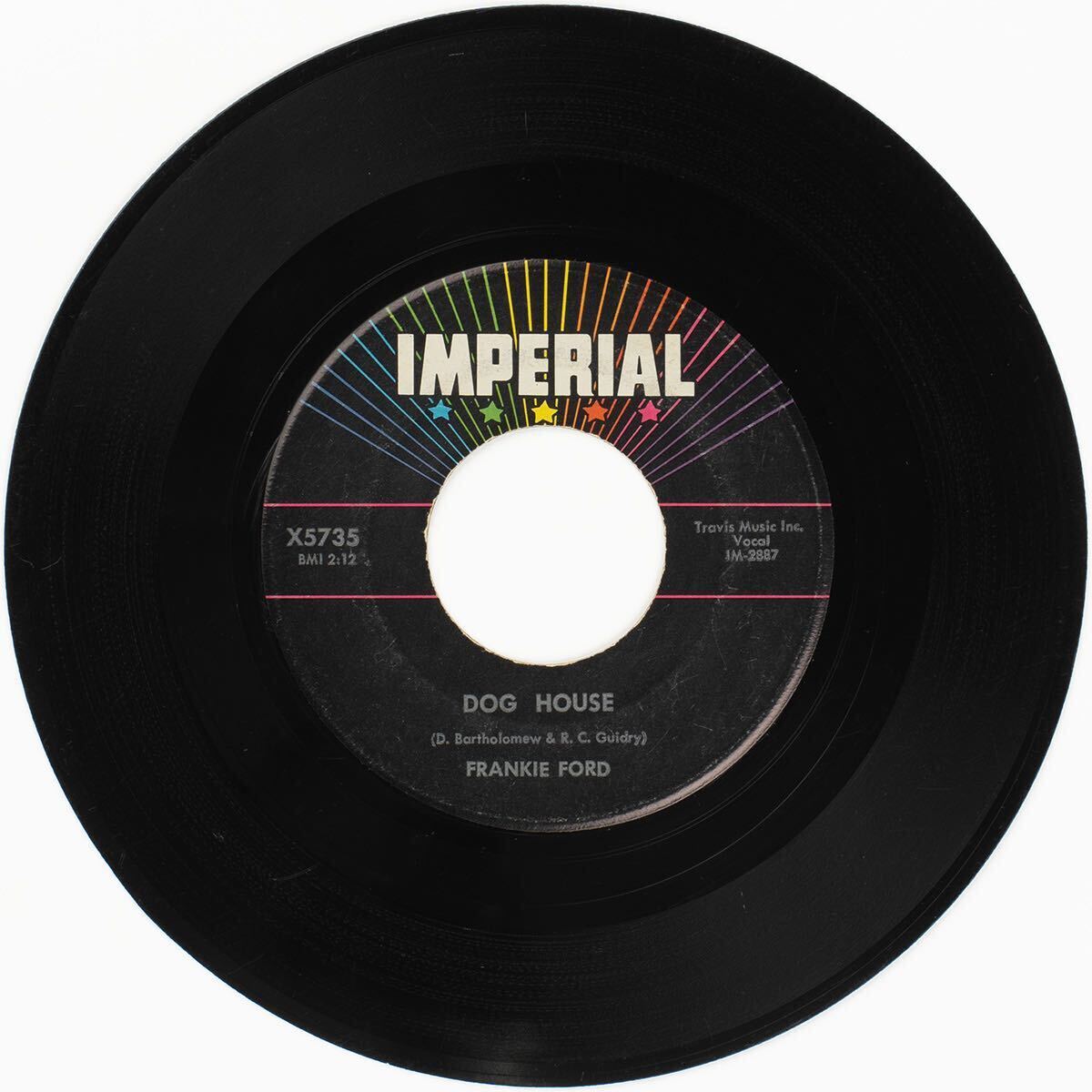 Frankie Ford / Dog House / Seventeen / X5735 / Vinyl 7インチ レコード 拍卖