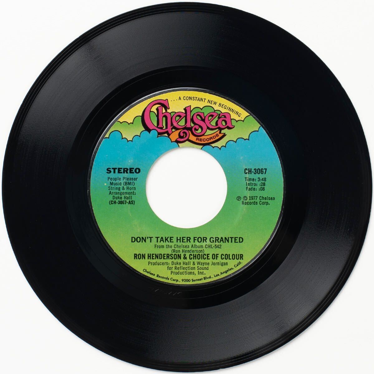 Ron Henderson & Choice Of Colour / Don't Take Her For Granted / The Real Thing / CH-3067 / Vinyl 7インチ レコード 拍卖