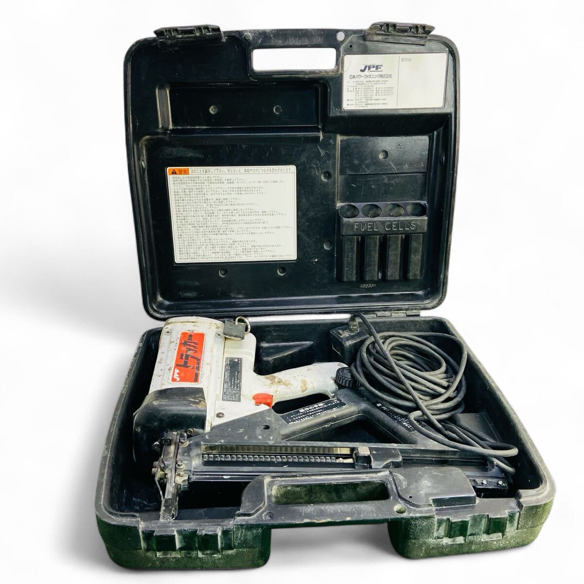 ★☆JPF ガス式鋲打機 トラッカー TR-1100J 釘打ち機 釘打機 動作確認済み E☆★拍卖