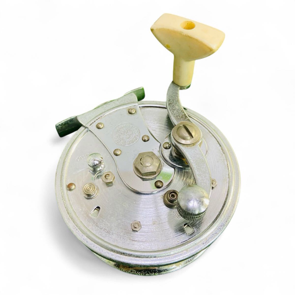 ★☆オリムピック ハイスピード 80mm リール タイコリール フィッシング 釣り 釣具 J☆★拍卖