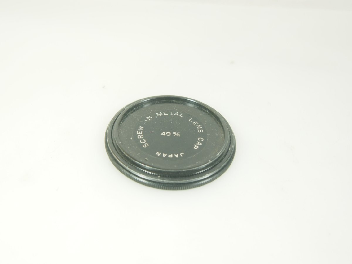 M160-B999☆☆レンズキャップ 49mm メタルキャップ SCREW IN METAL lens cap拍卖