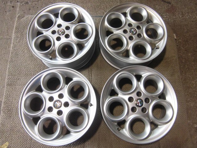 アルファロメオ 16x6.5J +41.5 5Hx98 純正アルミホイール (4本セット)【個人名宅配送不可】拍卖