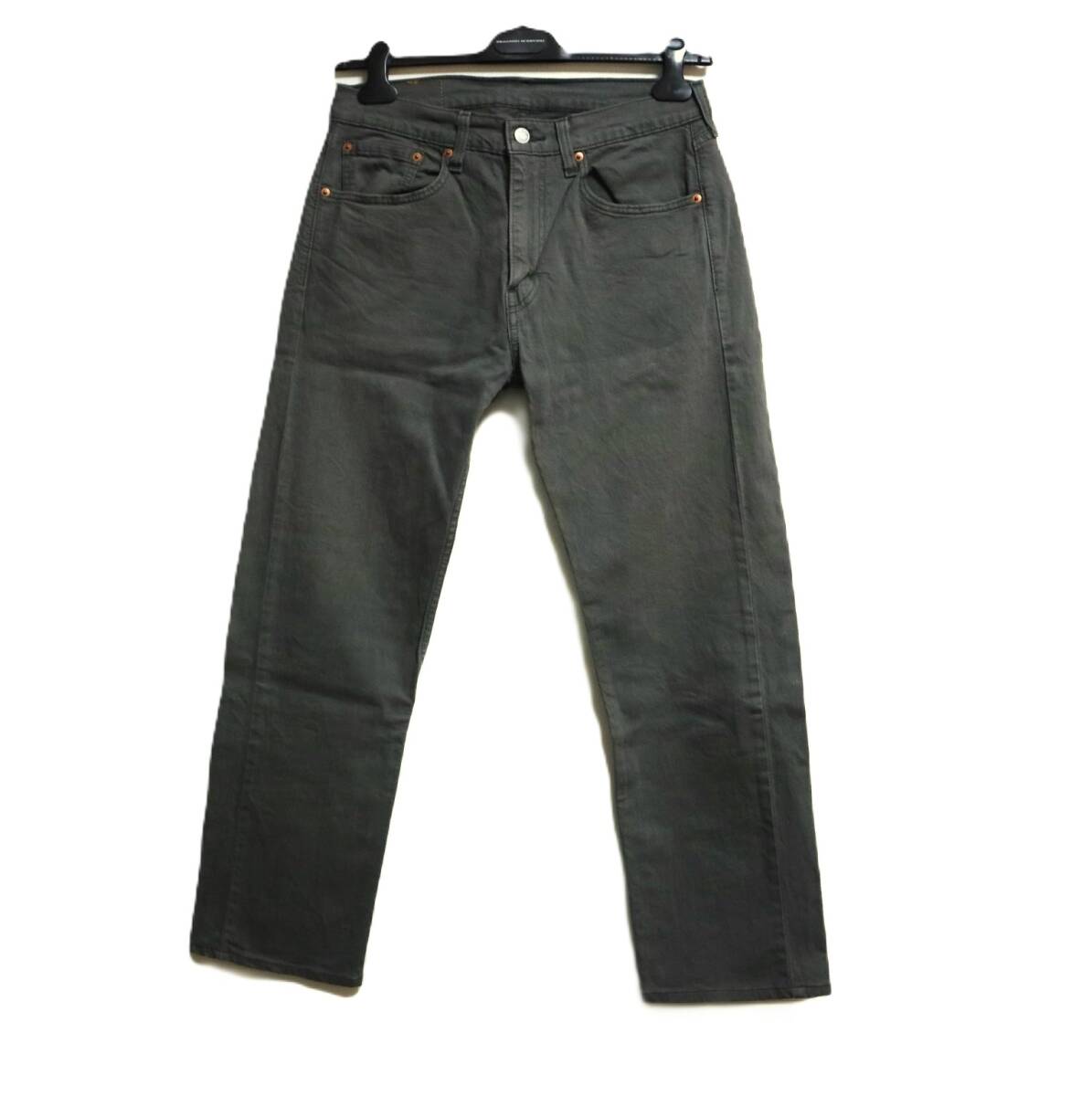 【即決】極良品 1回使用 Levi's リーバイス◆PC9 00505-2290 505 ストレッチ デニム パンツ ジーンズ W32 カーキメンズ拍卖