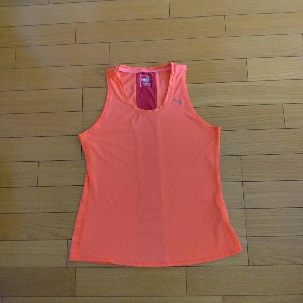 【美品】プーマ PUMA 軽量速乾 メッシュ タンクトップ レディースM拍卖