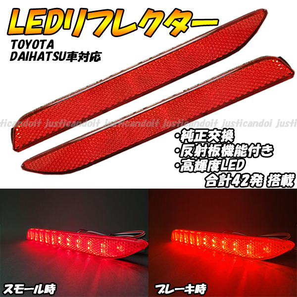 【RR8】 70系 ヴォクシー ノア VOXY NOAH ZRR70W ZRR75W LED リフレクター 反射 ブレーキ ポジション スモール テール 70VOXY 70ヴォクシー拍卖