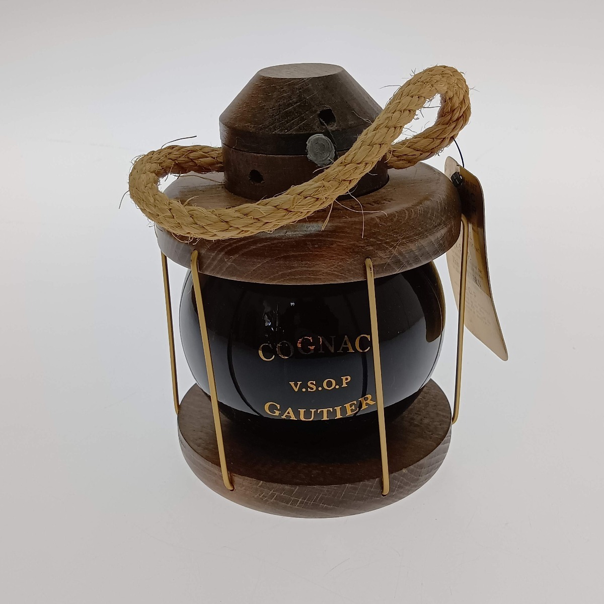 □□ 未開栓古酒 ブランデーGAUTIER ゴーティエ VSOP ランタン型 コニャック 未使用に近い 未開栓拍卖