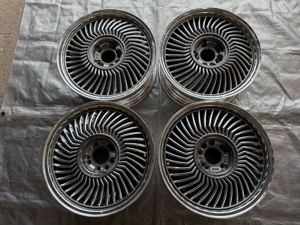 希少 CARVING ヘッド40 17×7j+50 5穴4穴PCD114.3 4本 USDM 北米 フィン カービング 日本製拍卖