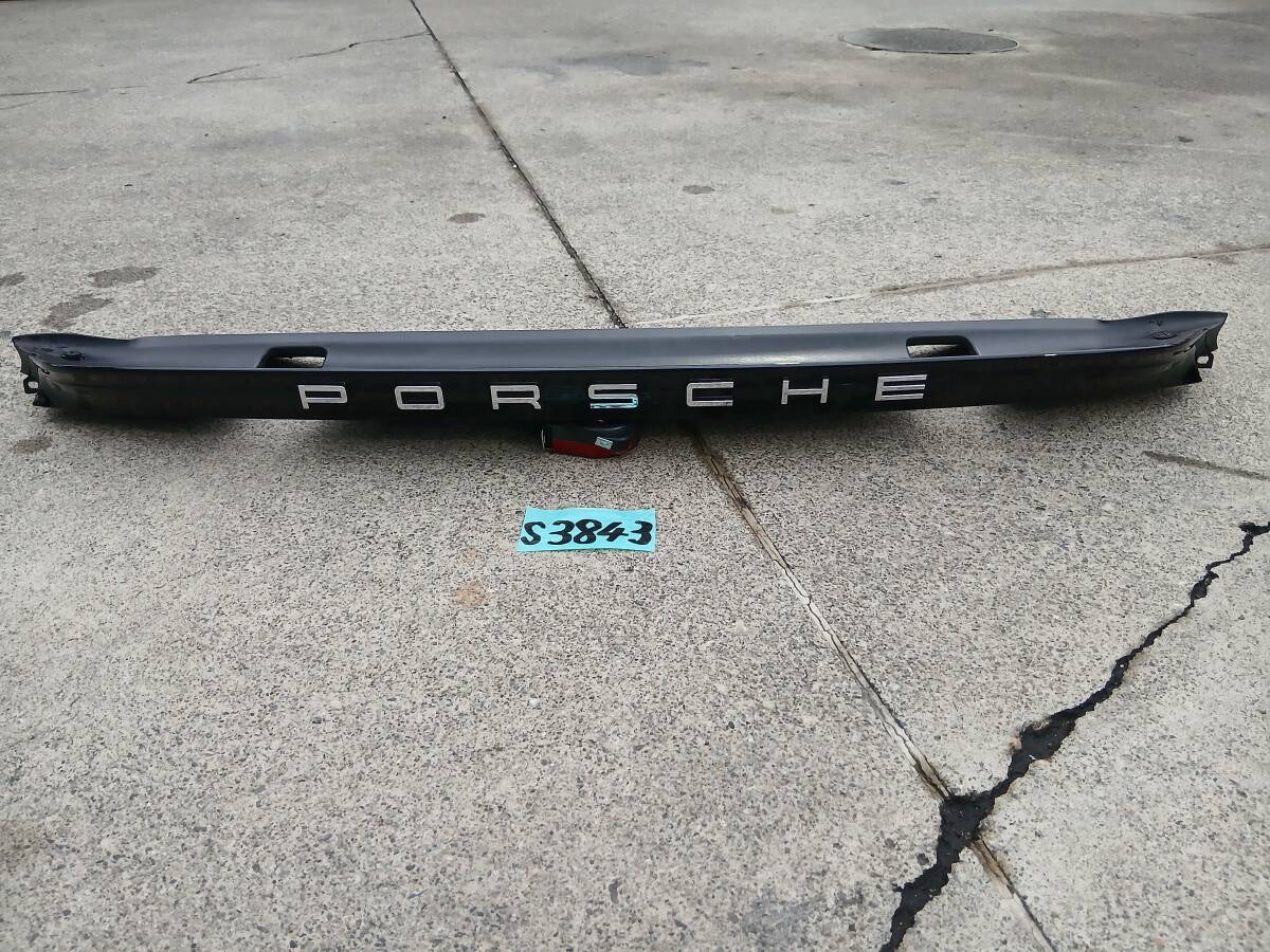Porsche ポルシェ 982 ボクスター ケイマン 純正 リアバンパー トリム リアガーニッシュ付 982807795 982807659 S3843 拍卖
