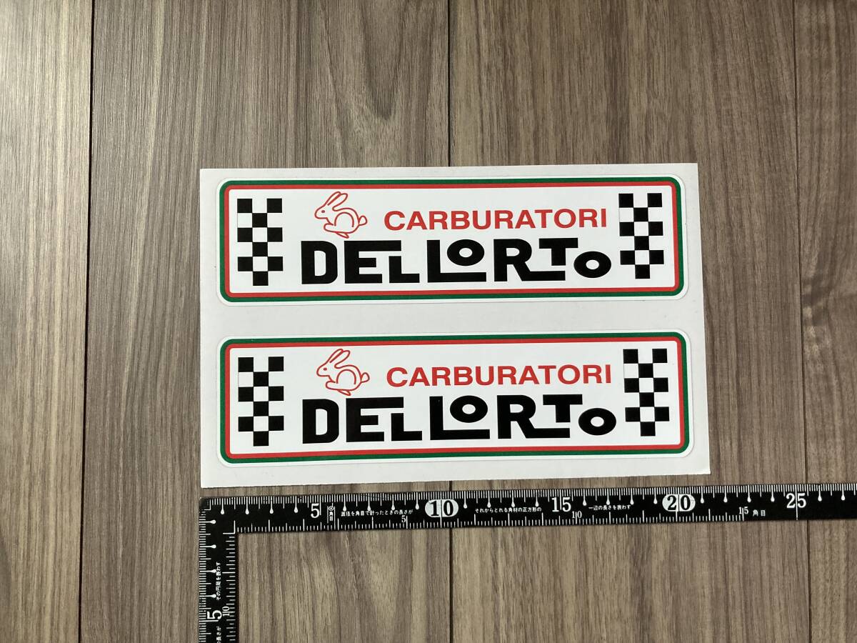送料無料 Carburatori Dellorto デロルト ステッカー セット 200mm x 55mm拍卖