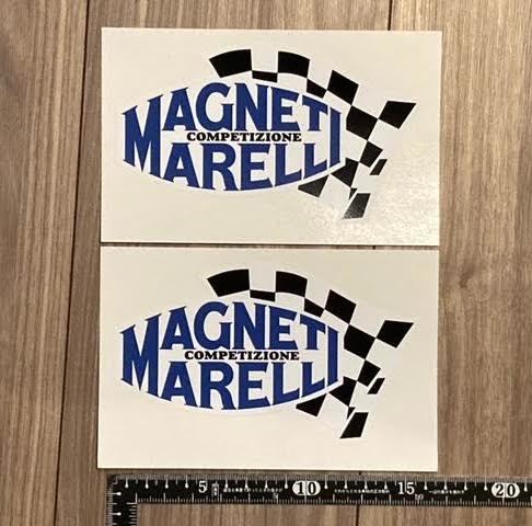 ★送料無料★MAGNETI MARELLI マニエッティ カッティング ステッカー 2枚セット 150mm × 75mm拍卖