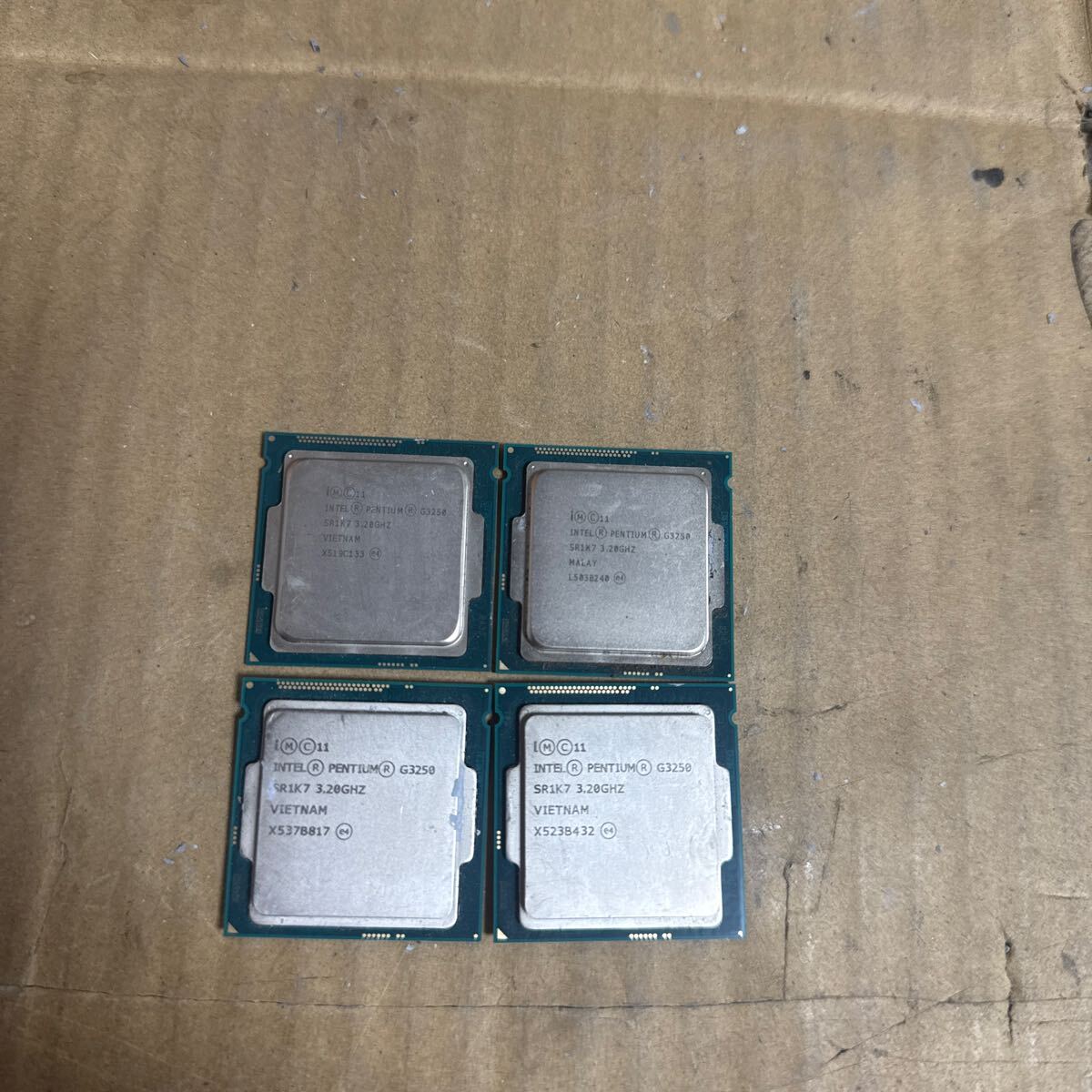 Intel Pentium G3250 3.20GHz SR1K7 4個セット拍卖