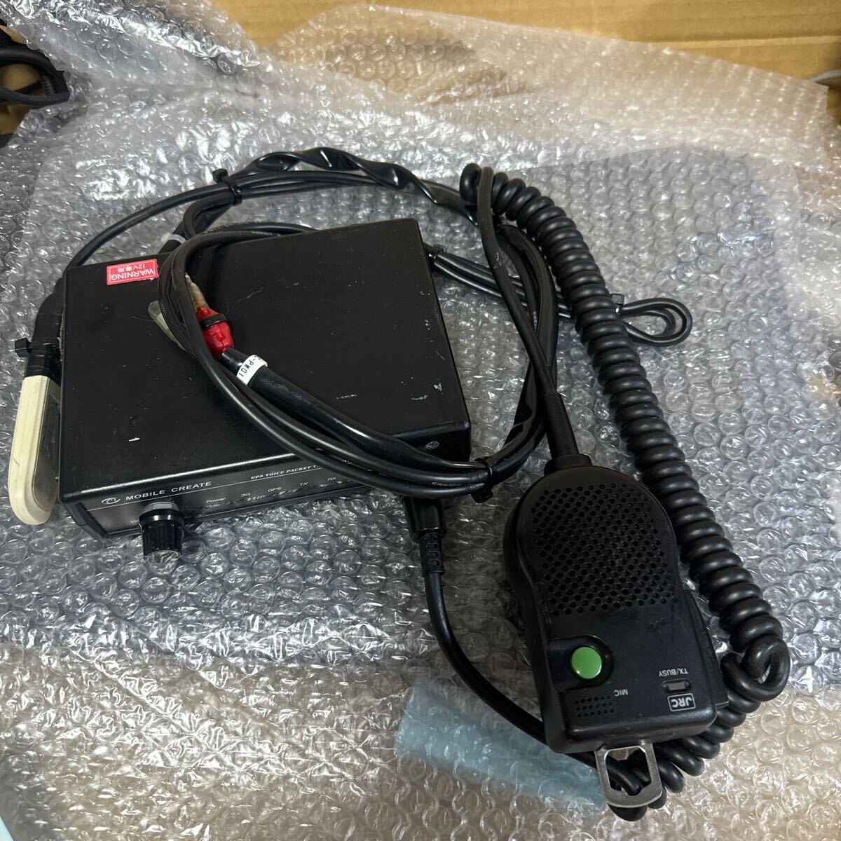 (S-55)【モバイルクリエイト】(MPT-1)無線機マイク(JRC NQW-246A)付き 未チェック拍卖