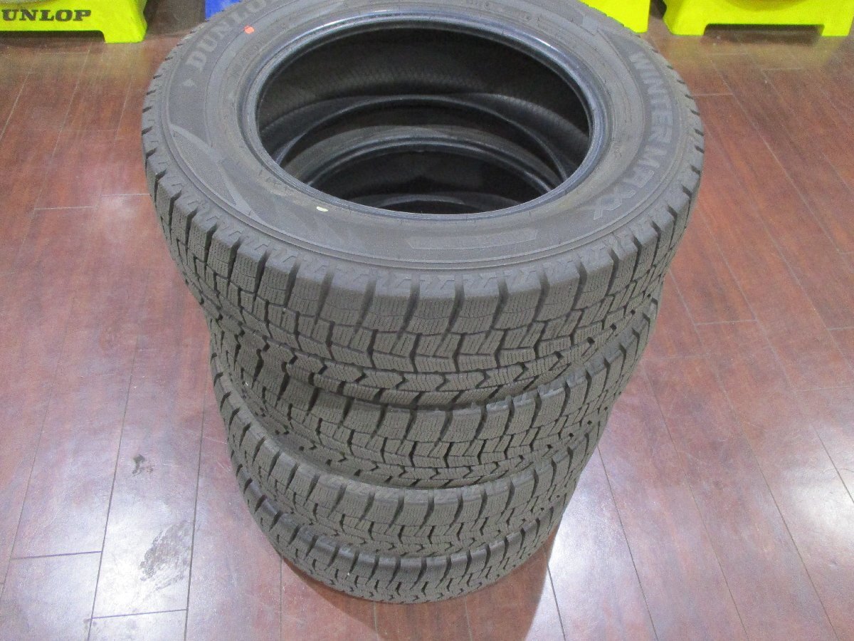 中古★ダンロップ ウィンターマックス 15インチ スタッドレスタイヤ4本セット★バリ山2019年製195/65R15★日本製★プリウス/ヴォクシー等に拍卖