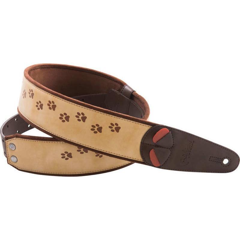 RightOn! STRAPS BROWN CAT ギター ベース ストラップ ライトオン拍卖