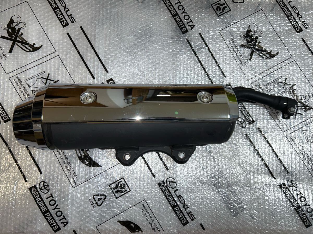 ☆美品☆ HONDA ホンダ フォルツァ MF08 純正 マフラー サイレンサー FORZA メッキ メッキカバー拍卖