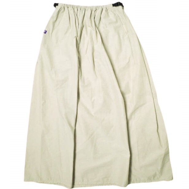 新品 THE NORTH FACE PURPLE LABEL 24SS Field Gathered Skirt フィールドギャザースカート NTW5409N WS LB Light Beige nanamica ロング拍卖