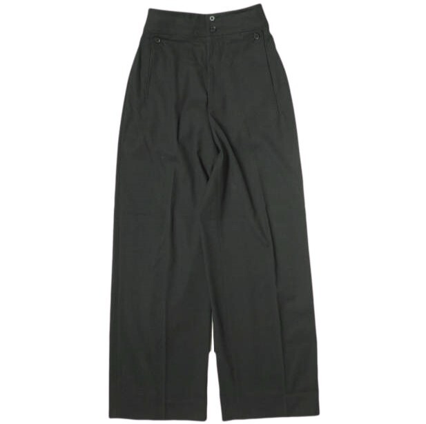 H BEAUTY&YOUTH エイチ ビューティーアンドユース 日本製 SAILOR PANTS セイラーパンツ 1614-299-5506 S ブラック マリン ボトムス g22391拍卖