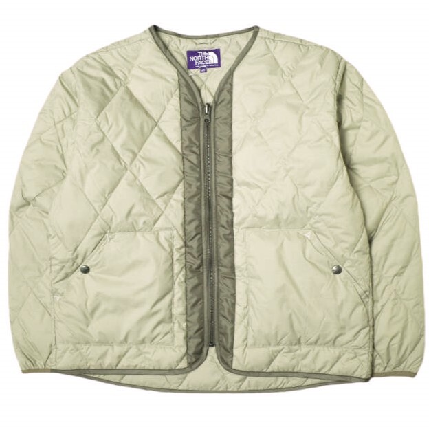 新品 THE NORTH FACE PURPLE LABEL 24AW PLAS Field Down Cardigan 光電子 ダウンカーディガン N24FA027 WS ST Stone 定価44,000円 g22175拍卖