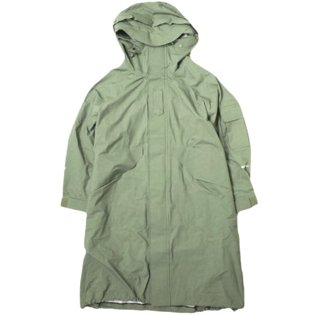 HYKE ハイク 23AW PERTEX SHELL COAT パーテックスシェルコート 232-17388 1(S) OLIVE DRAB シェル マウンテンパーカー アウター g22361拍卖