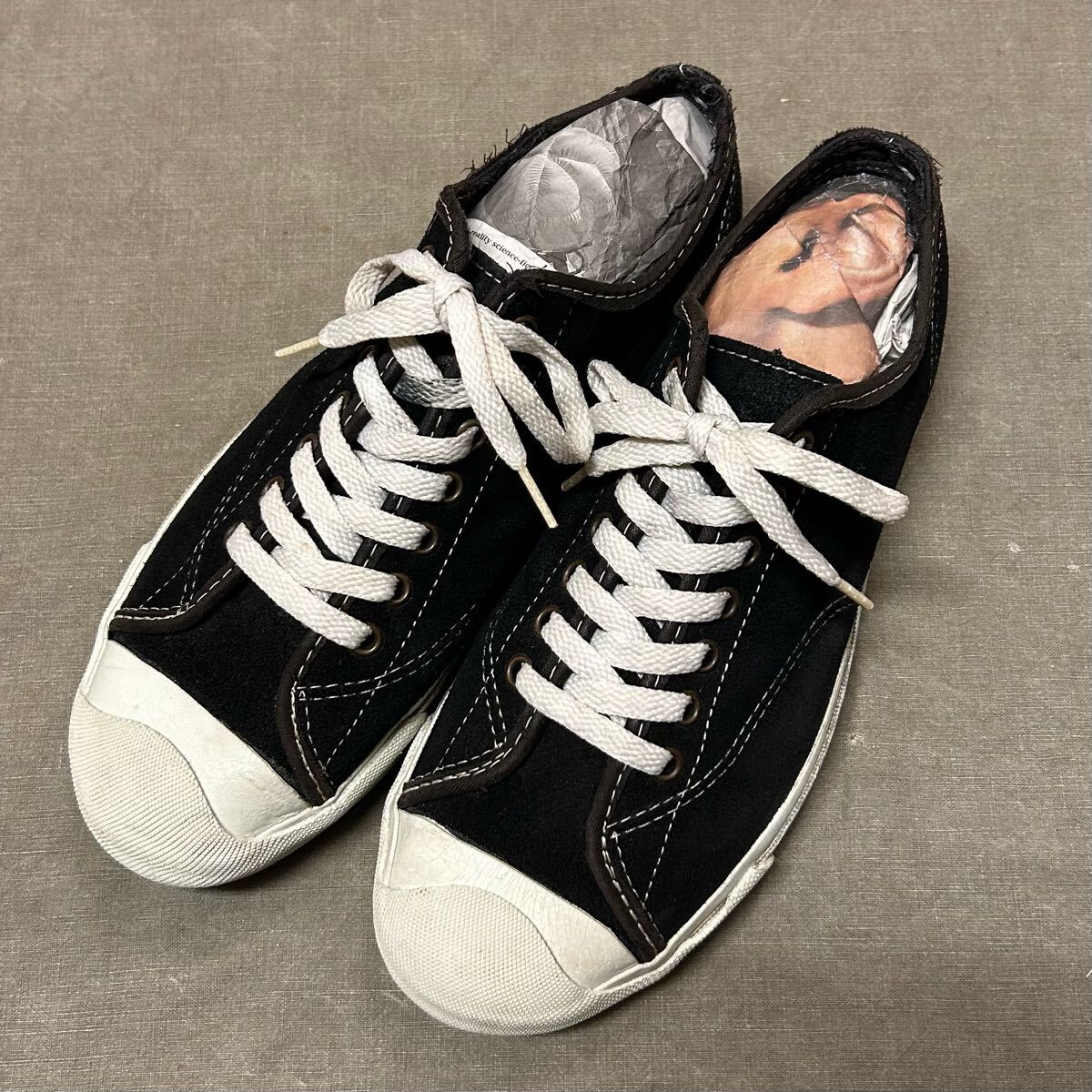 80's USA製 VANS VAN DOREN Dean スニーカー スエード 黒 ブラック 8 1/2 バンズ ヴィンテージ レザー 90s MADE IN USA拍卖