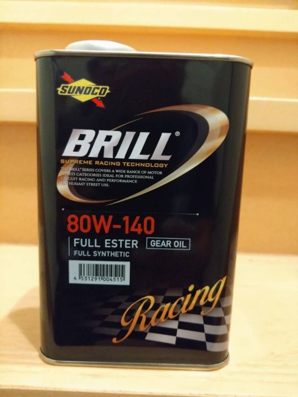 SUNOCO スノコ BRILL GEAR ブリル ギア 80w-140 1L 国内正規品 ギアオイル拍卖
