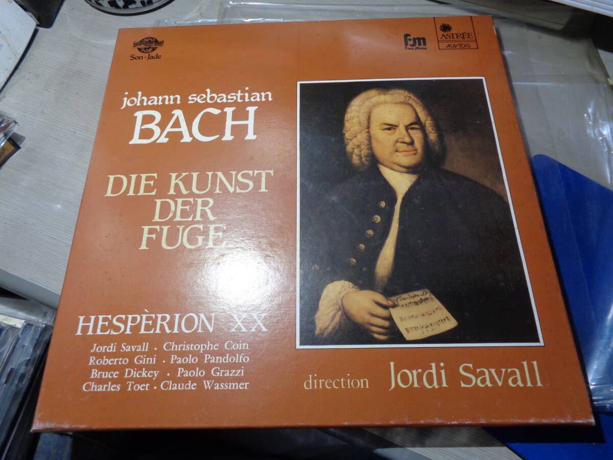 ジョルディ・サヴァール,JORDI SAVALL,HESPERION ⅩⅩ/BACH:DIE KUNST DER FUGE(ASTREE:E 201 AUDIOPHILE UNPLAYED/MINT 2LPs BOX SET拍卖