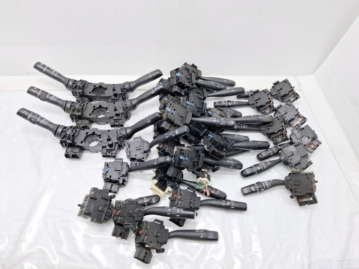 トヨタ系 ディマースイッチ ウインカー ライト レバー 43個セット 1NZ 2NZ 1ZZ 1AZ ヴィッツ シエンタ ウィッシュ ノア 輸出用 まとめ売拍卖