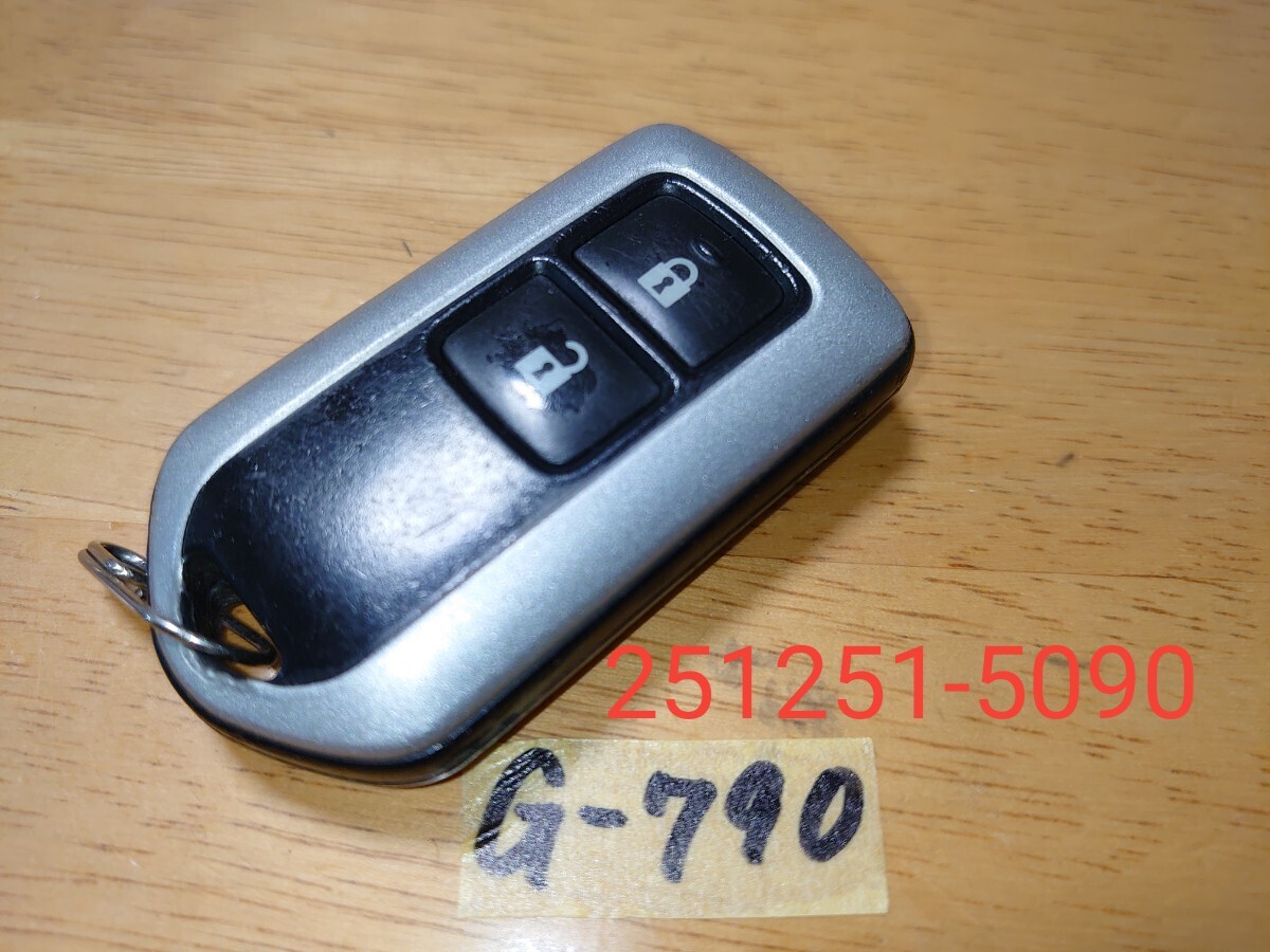 G-790 トヨタ アルファード ANH10 純正 キーレス スマート キー 鍵 リモコン 2ボタン 251251-5090 ANH15 MNH10 追跡あり拍卖