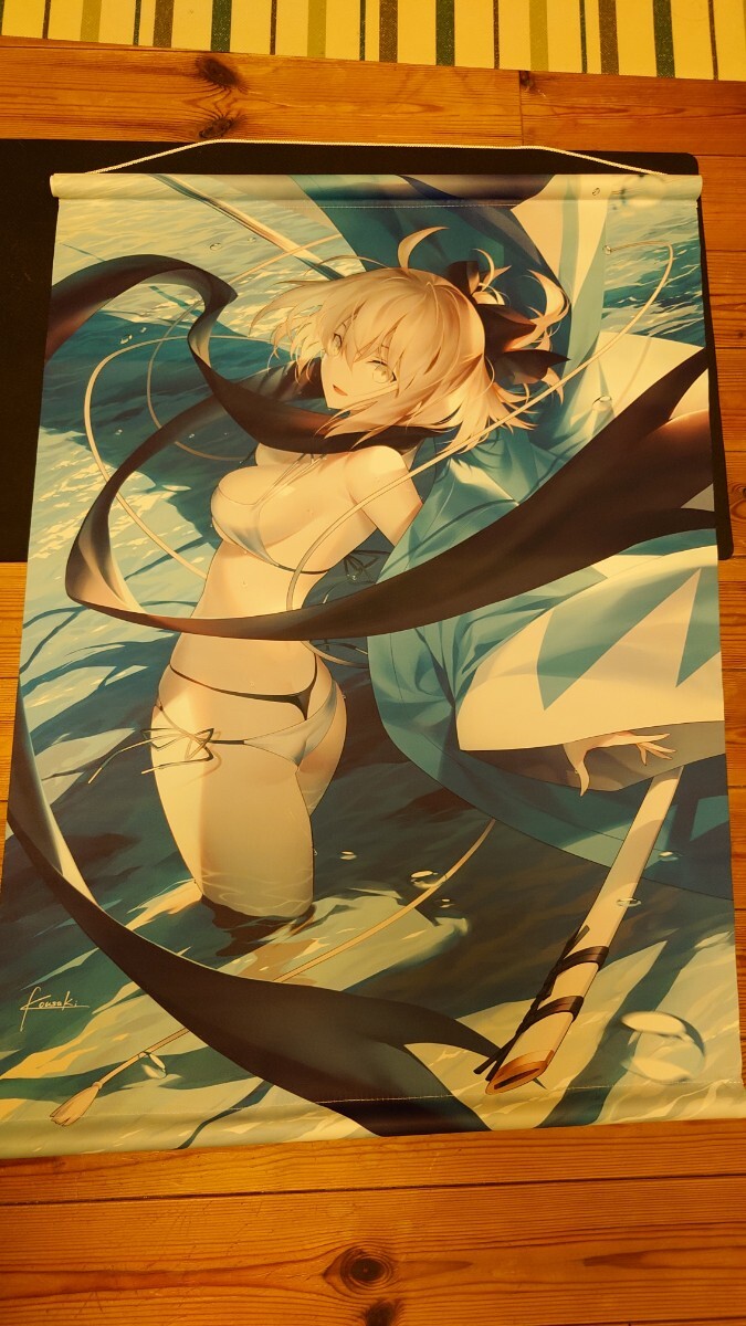 Fate/Grand Order 令和・水着沖田総司 沖田さんセイバーFGO B2タペストリー 1拍卖