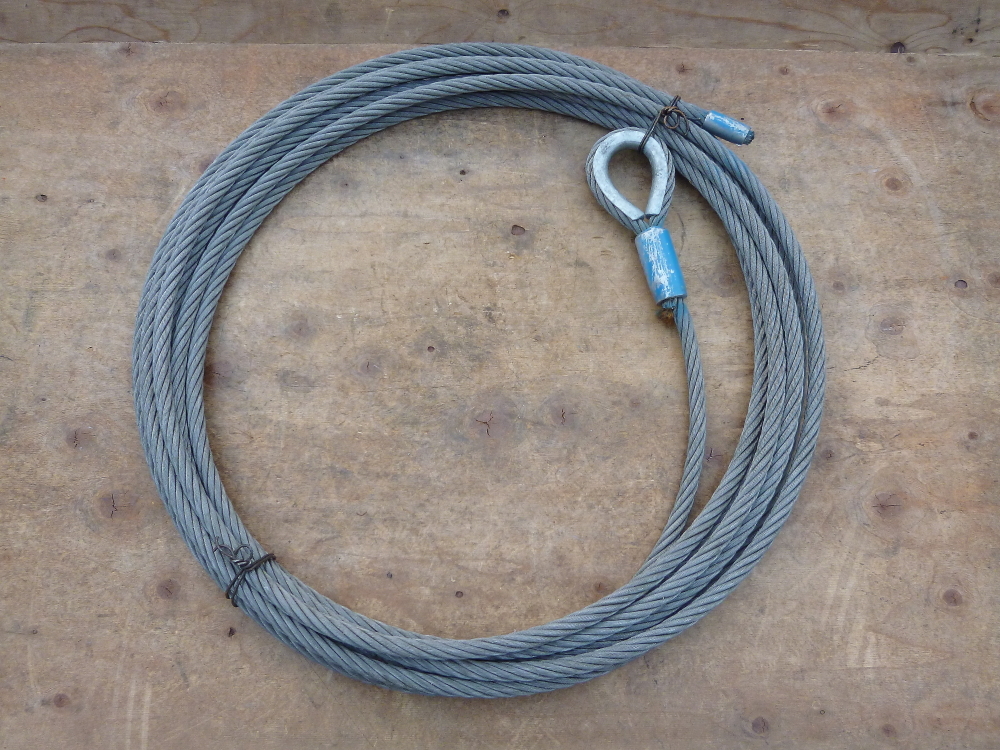 ワイヤーロープ 径約16mm 長さ約15m ③ 中古拍卖