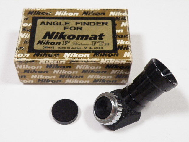 ◎ Nikon Nikomat ANGLE FINDER ニコン ニコマート アングルファインダー 元箱付 2拍卖