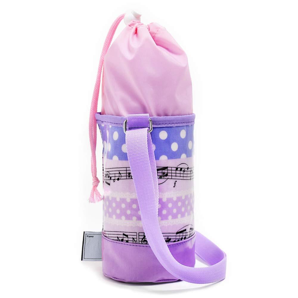 COLORFUL CANDY STYLE 水筒カバー 女の子 子供 ケース ホルダー 肩掛け スモールサイズ 奏でるメロディー弾ける水玉リズム(拍卖