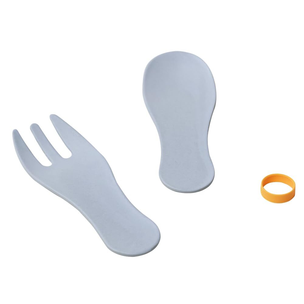 ideaco (イデアコ) サラダ サーバー スプーン 1本 フォーク 1本 2本セット ブルー usumono serving cutlery拍卖