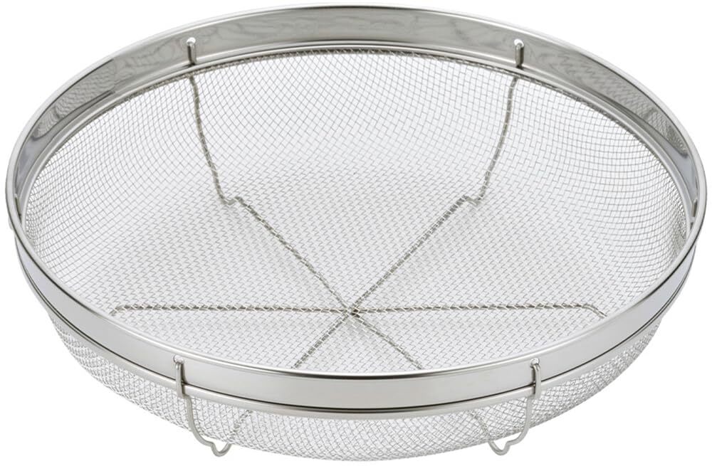 下村企販 ざる 22cm 【日本製】 食洗機対応 卓上に出せる 脚付き 野菜の水切り 具材の盛り付け 鍋 麺類 うどん そうめん そば 浅型 ス拍卖