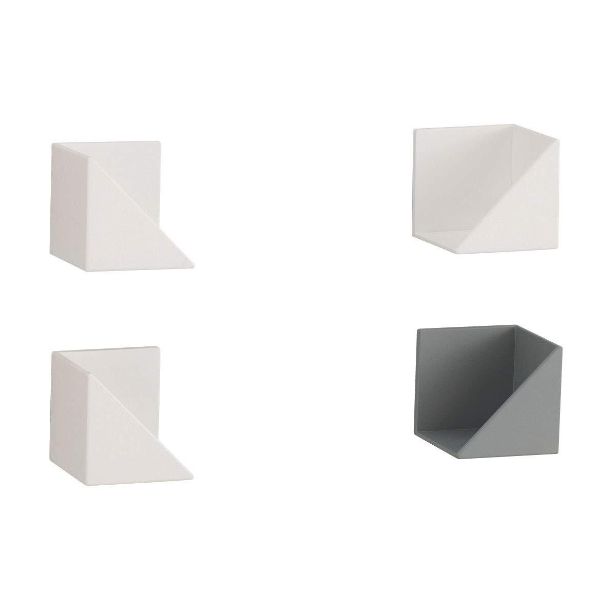 Belca キッチン収納 マグネット ラップ・ティッシュホルダー FLAT in 2個セット (1個あたり) 幅5.5cm×奥行5.95cm×高拍卖