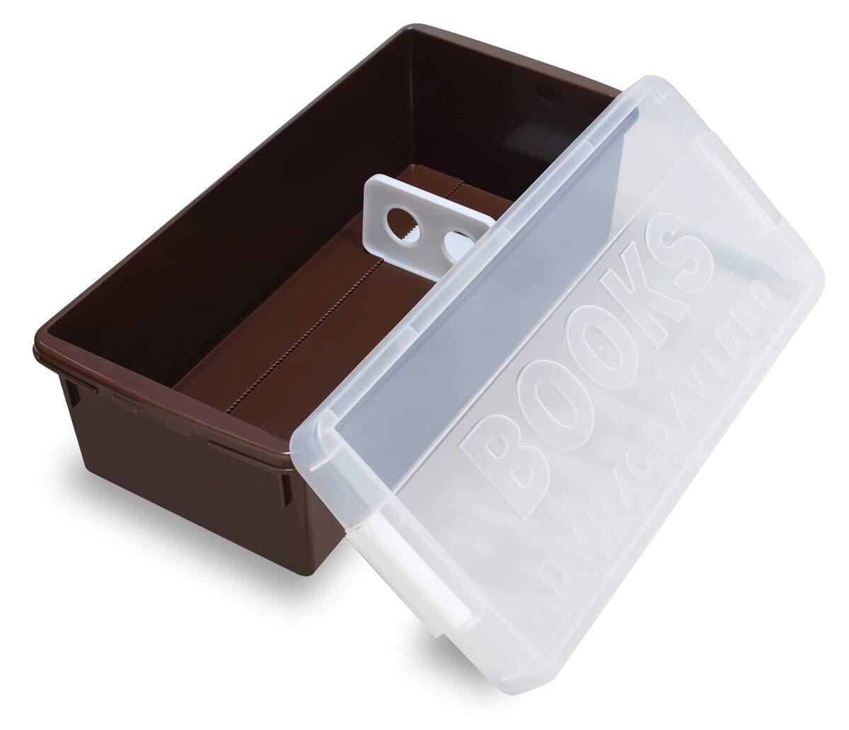 伊勢藤 収納ボックス ブック&メディアケース チョコブラウン(普通コミック約29冊収納) I-540拍卖