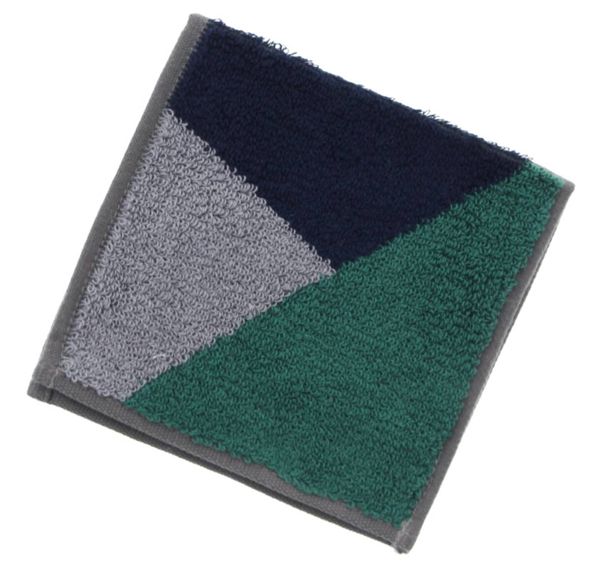 田中産業 今治タオル グリーン 約25×12.5cm ハーフタオル ハンカチ オッタ 17-24拍卖