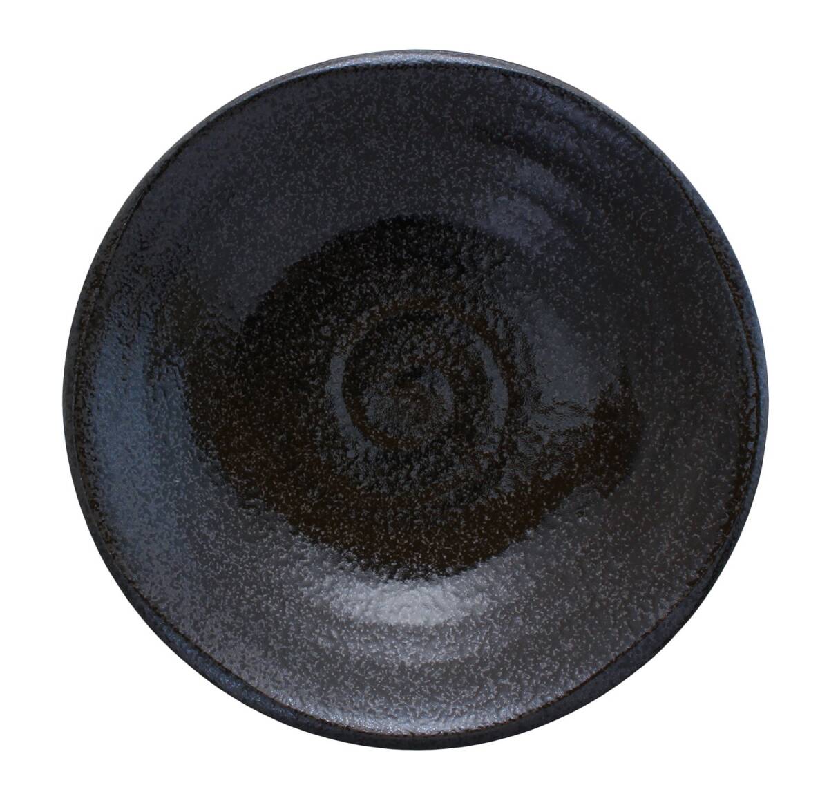 美濃焼 黒耀 パスタ皿 カレー皿 中皿 直径約21cm 電子レンジ 食洗機対応 シンプル 無地 ブラック 日本製 130-0804拍卖