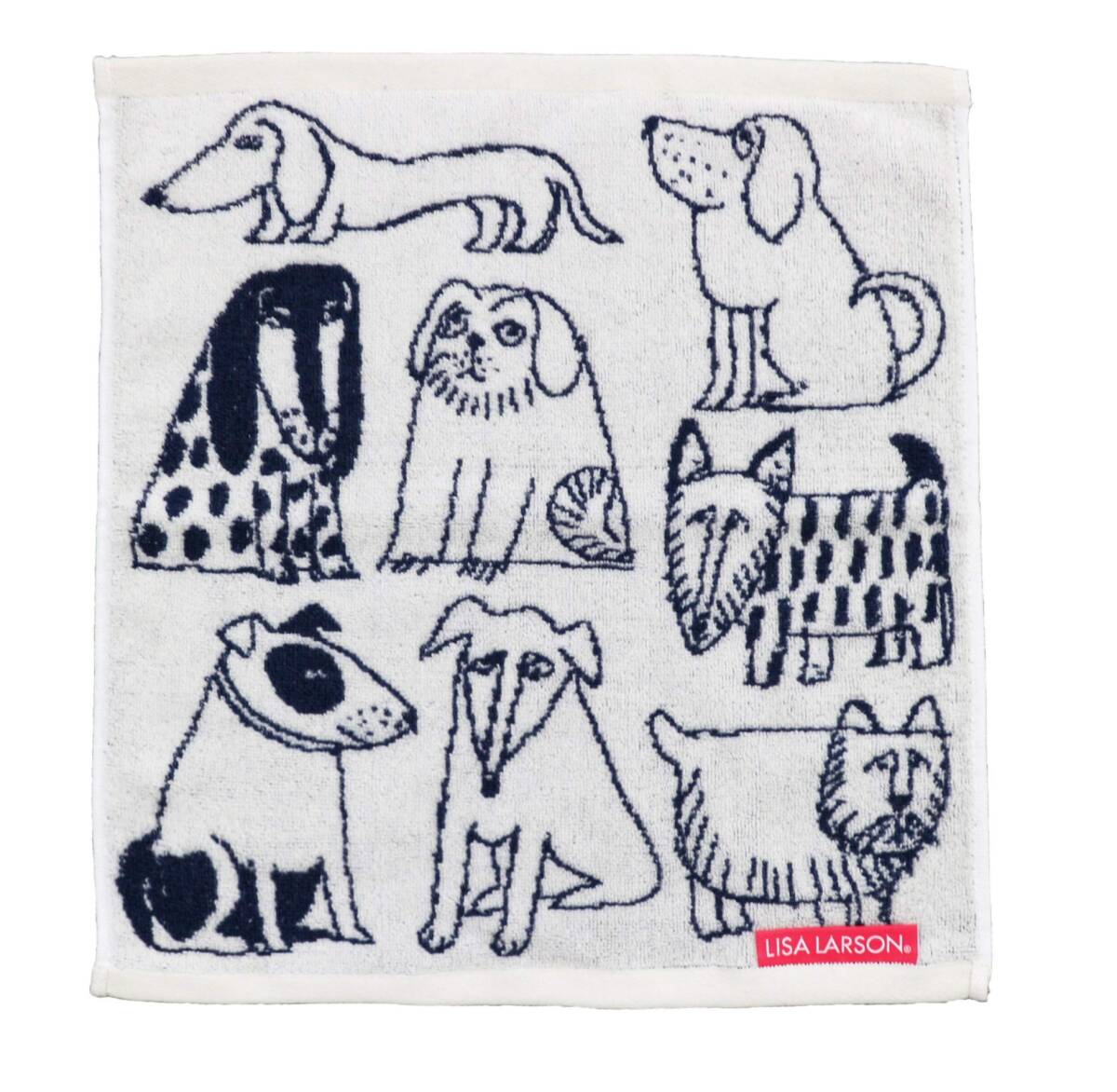 丸眞 リサ・ラーソン ハンドタオル スケッチドッグ 綿100% LISA LARSON プレゼント ギフト 誕生日 母の日 グッズ 680500拍卖