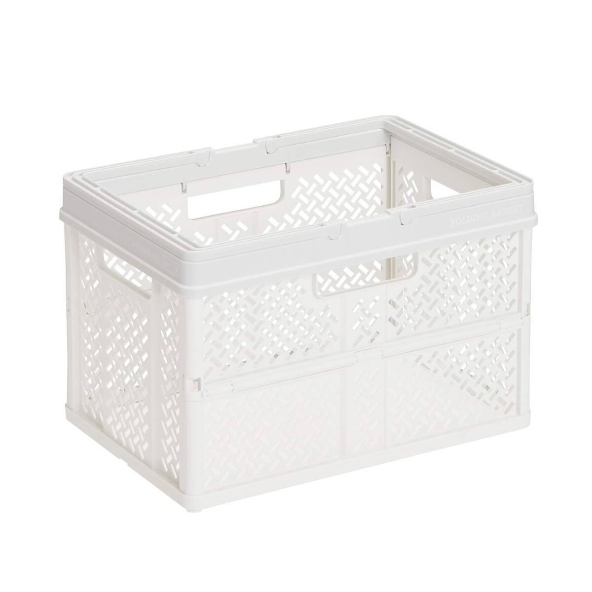 天馬(Tenma) 折りたためるバスケット PRX 折りたたみバスケットハンドル付 スモーキーホワイト M拍卖