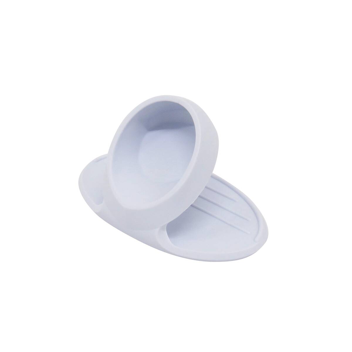 東和産業 鍋つかみ ミトン レンジパートナー 皿つまみ 台紙付 ホワイト 約7.5×4.7×4.5cm拍卖