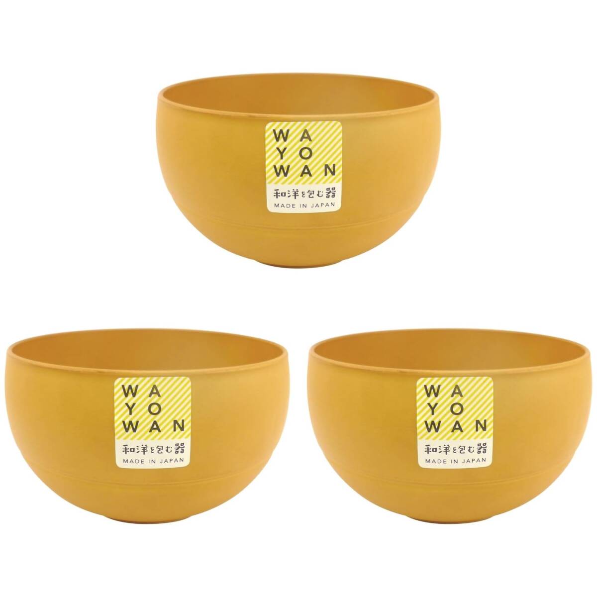 アサヒ興洋 お椀 中椀 丸型 メープル 3個セット 日本製 食洗機対応 電子レンジ対応 手になじむ WAYOWAN AZ16-11拍卖