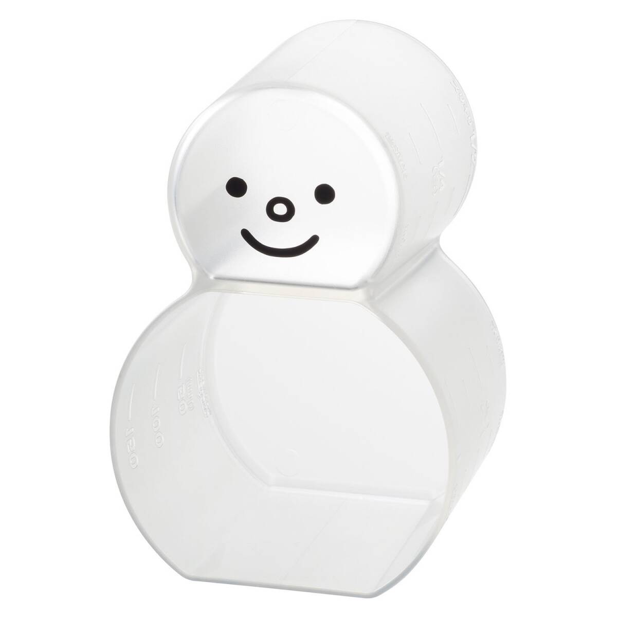 曙産業 計量カップ 日本製 0.5合と1合をくっつけたゆきだるまのカタチにお米の計量カップ 合数とmlの目盛付き スリキリゆきだるまカップ CH拍卖